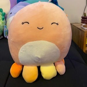 Easter orange octopus squishmallow